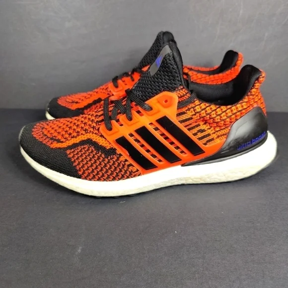 Adidas Ultra Boost 5.0 DNA Mens Running Shoes Rust Red Black White Sneakers Sz 8 - Picture 1 of 10